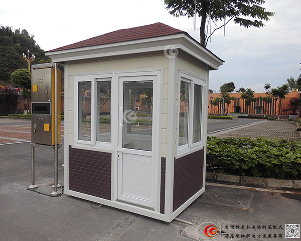 金属雕花板岗亭21