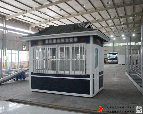 金属雕花板岗亭13