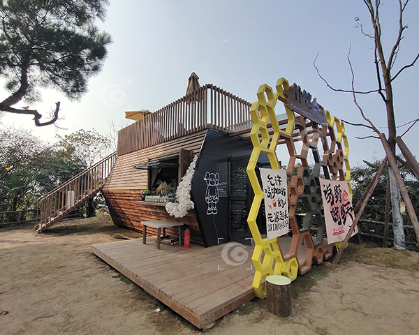 长秋山森林公园装配式售货亭